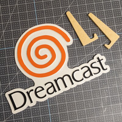 Large Engraved SEGA Dreamcast Logo Video Game Wall Art Collectable - image3